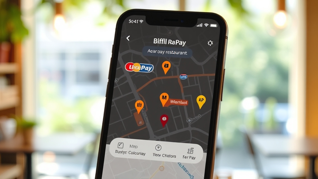 가맹점, 어디서 찾을까? (realistic 스타일)