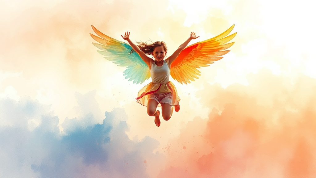 꿈을 위한 디딤돌 (watercolor 스타일)