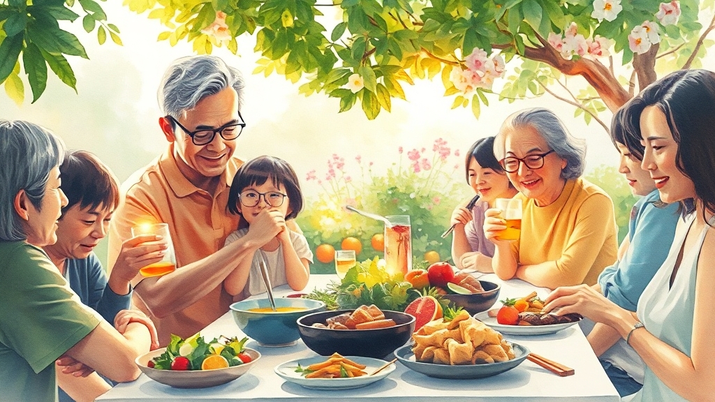 연령별 보양식 가이드 (watercolor 스타일)