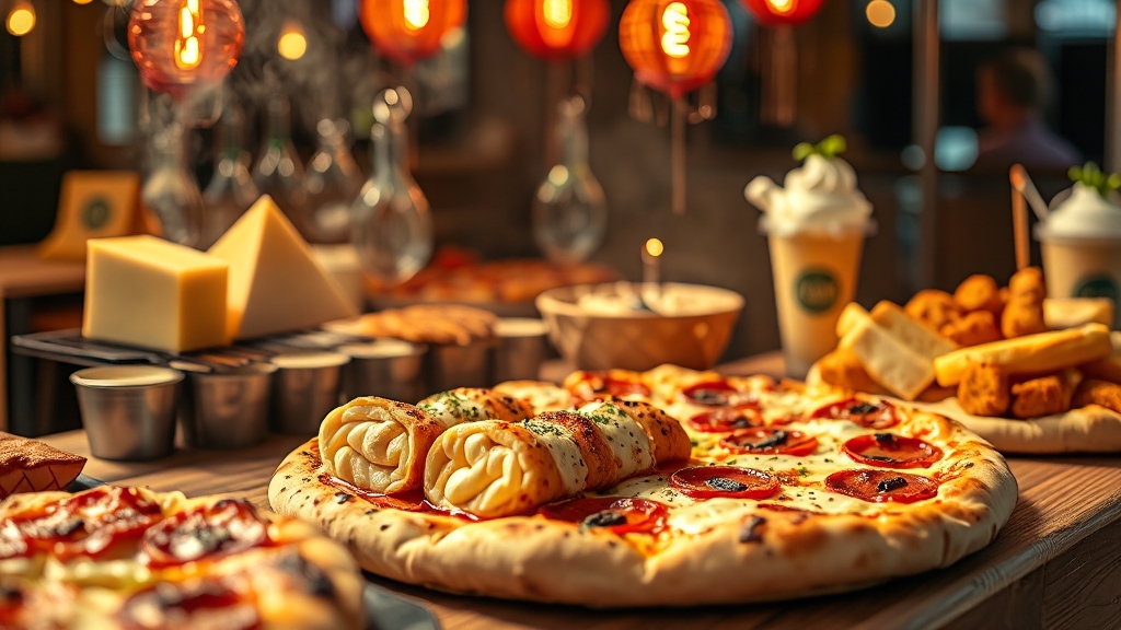 맛있는 치즈 요리 & 먹거리 천국 (realistic 스타일)