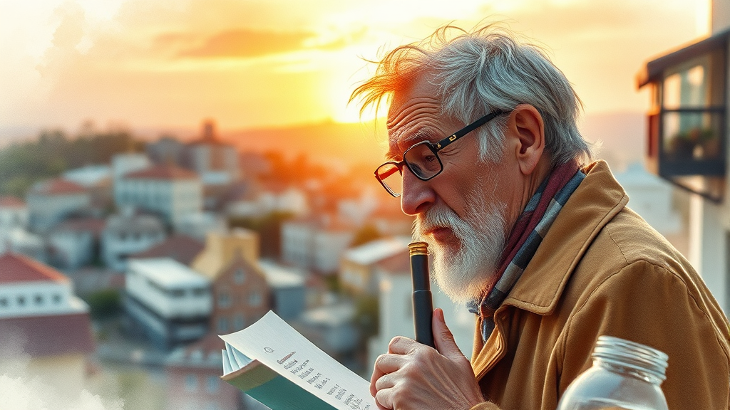 실버타운 입주 전 체크리스트 (watercolor 스타일)