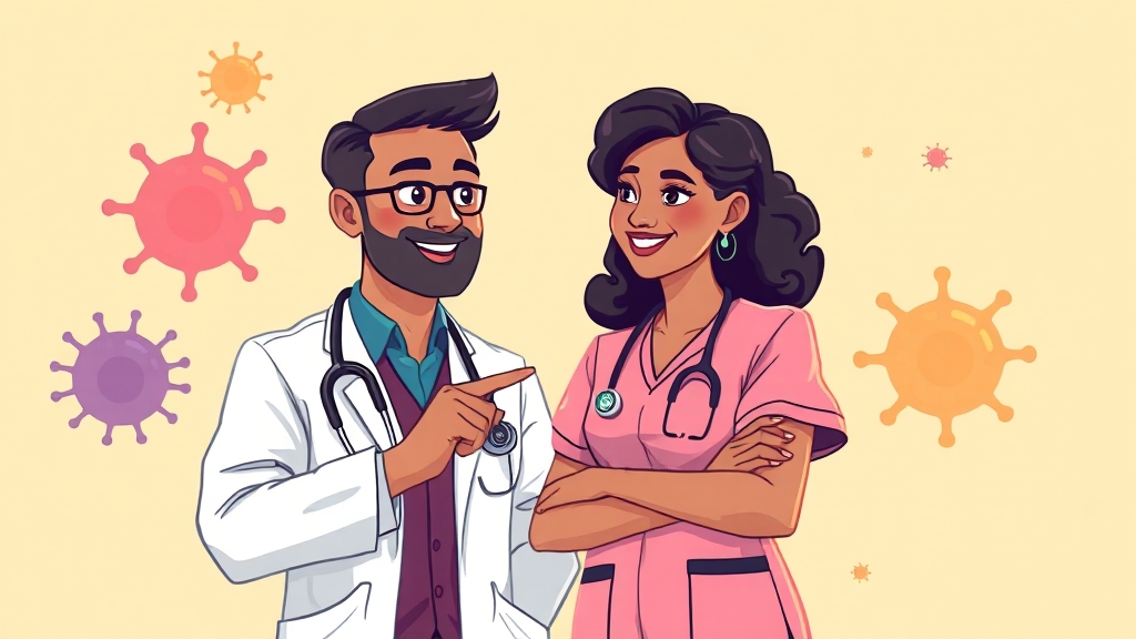 암보험 주요 보장 내용 (cartoon 스타일)