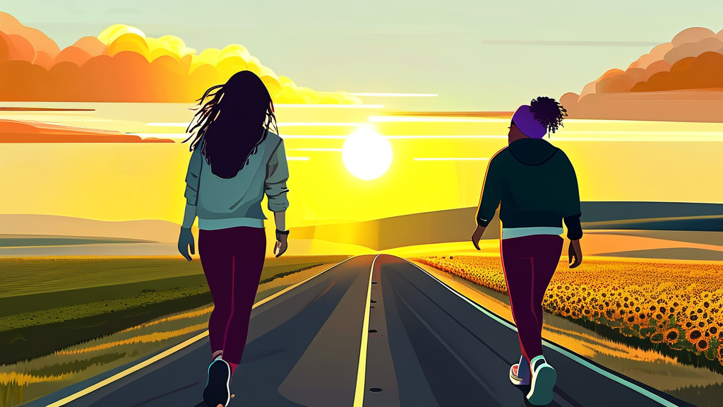 청년일자리 도약장려금: 지원 대상과 혜택 (illustration 스타일)