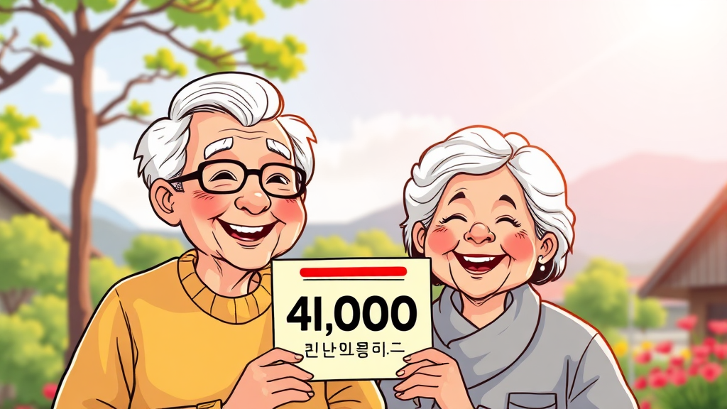 2026 기초연금, 뭐가 달라지나? (cartoon 스타일)