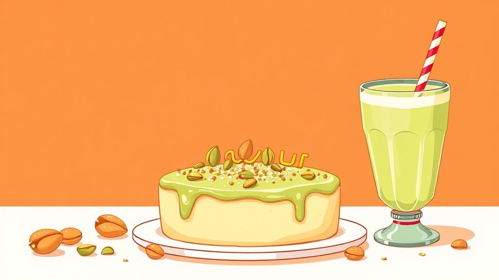 두아박과 함께 즐기기 좋은 메뉴 추천 (illustration 스타일)