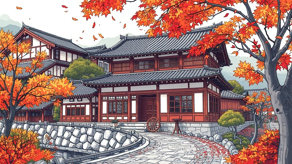 추천 숙소 및 여행지 (illustration 스타일)