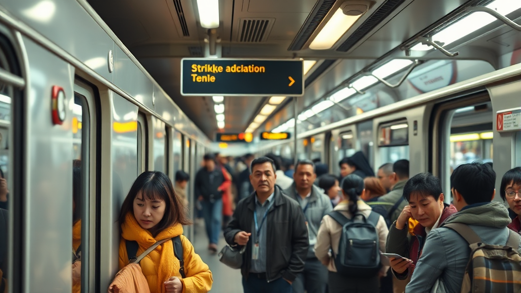 시민 불편 및 대응 방안 (realistic 스타일)