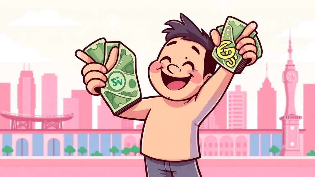 M포인트 현금 전환 방법 (cartoon 스타일)