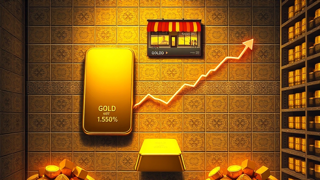 금, 살 때와 팔 때 왜 다를까요? (illustration 스타일)