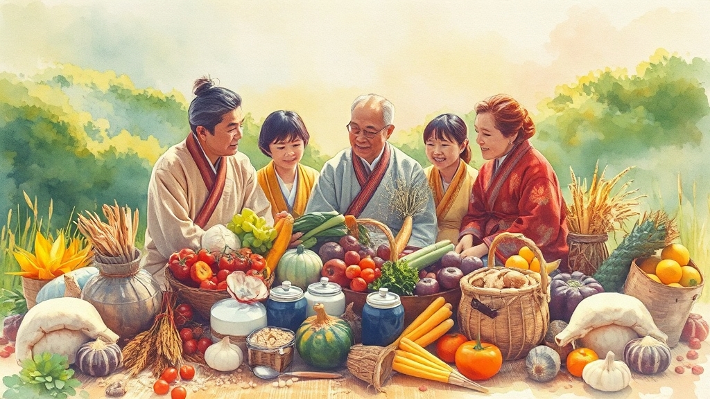 백중, 조상숭배와 가족의 의미 (realistic 스타일)