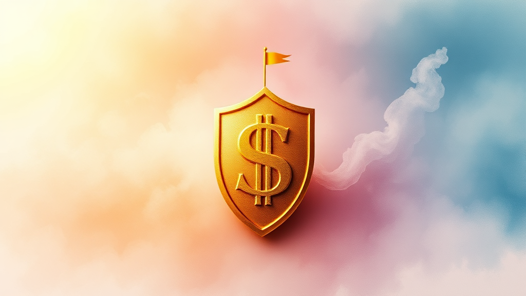 달러 예금, 똑똑하게 활용하는 방법! (watercolor 스타일)