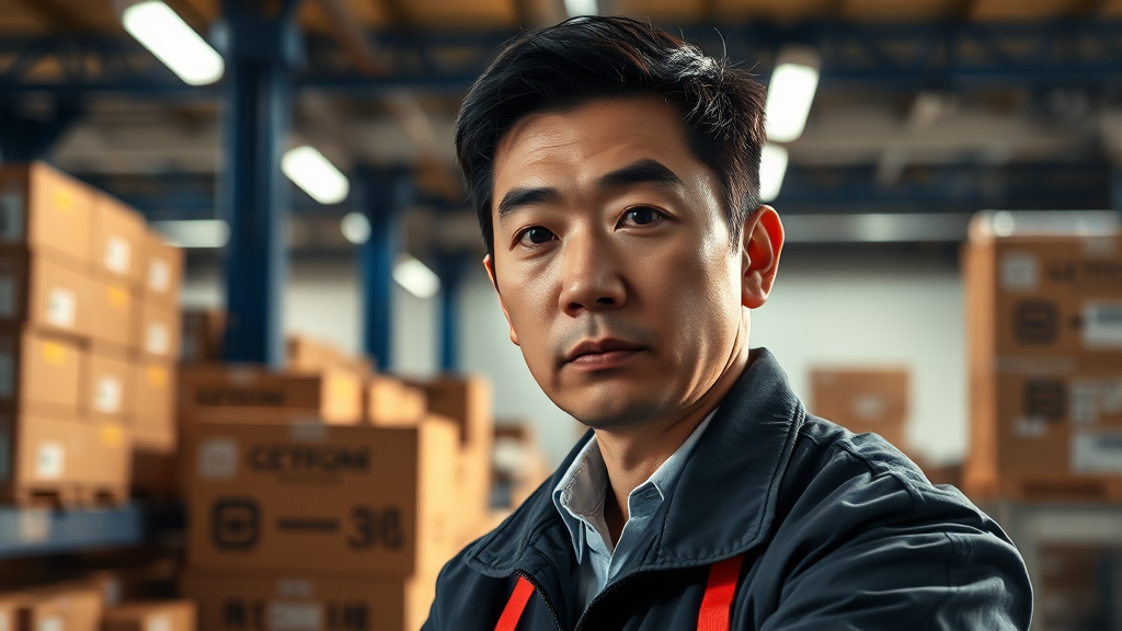 임주환, 쿠팡 물류센터 알바 목격담의 시작 (realistic 스타일)