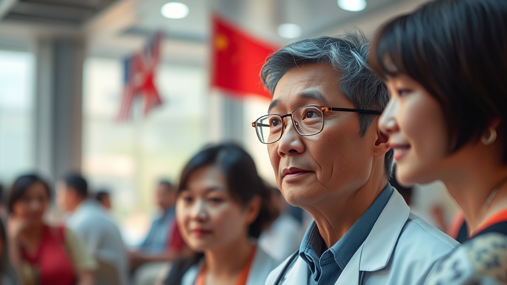 외국인 건강보험 현황 (realistic 스타일)