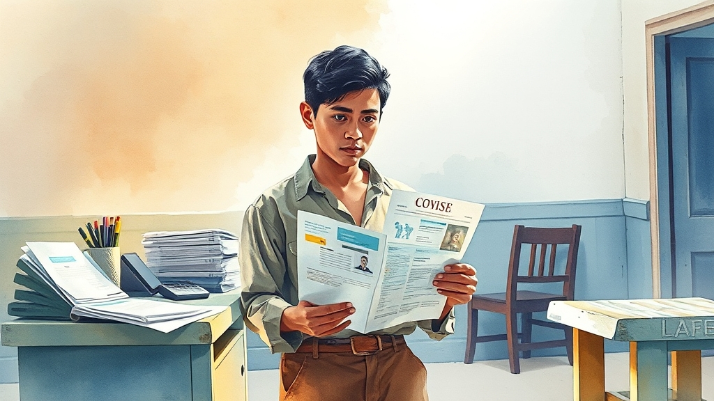 신청 방법 및 필요 서류 (watercolor 스타일)