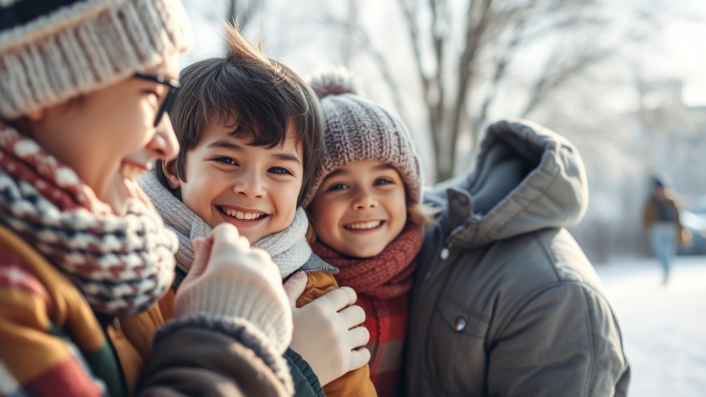 건강한 겨울, 함께 만들어요! (realistic 스타일)