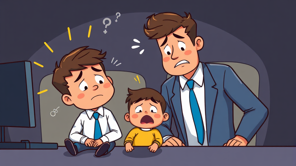 면역력 저하의 주요 원인 (cartoon 스타일)