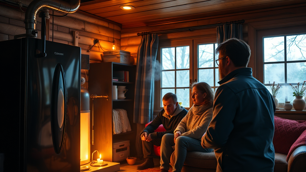 보일러, 오래 쓰는 비법은? (realistic 스타일)