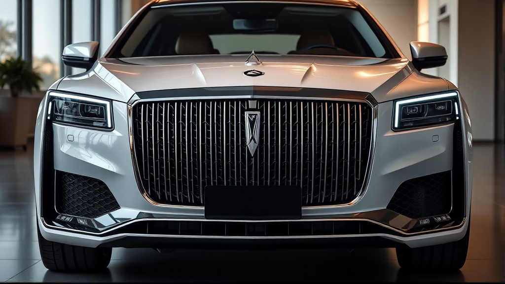 G90 페이스리프트 외관 디자인 (realistic 스타일)