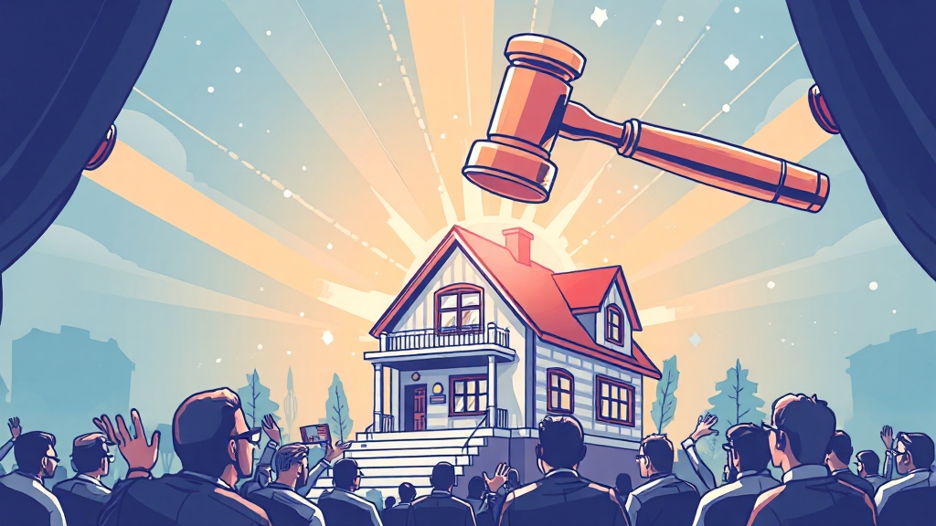 온비드 입찰 절차 가이드 (illustration 스타일)