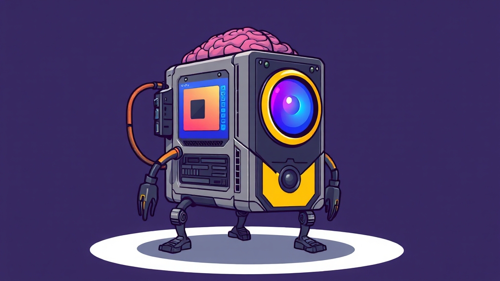 주요 스펙 비교: CPU, GPU, RAM (cartoon 스타일)