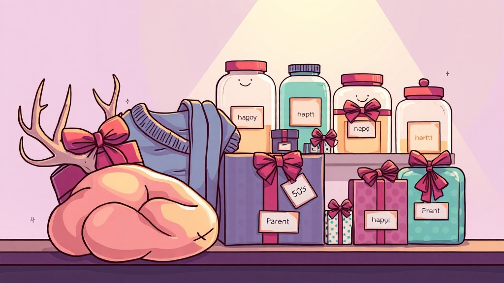 연령대별 맞춤 선물 가이드 (cartoon 스타일)