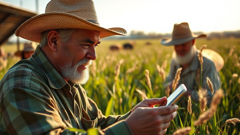 의무 교육 이수 및 농업경영체 정보 갱신 가이드 (realistic 스타일)