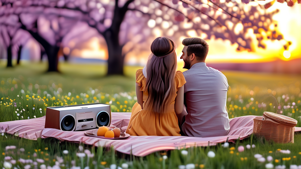 봄날의 감성을 담은 피크닉 준비물 체크리스트 (realistic 스타일)