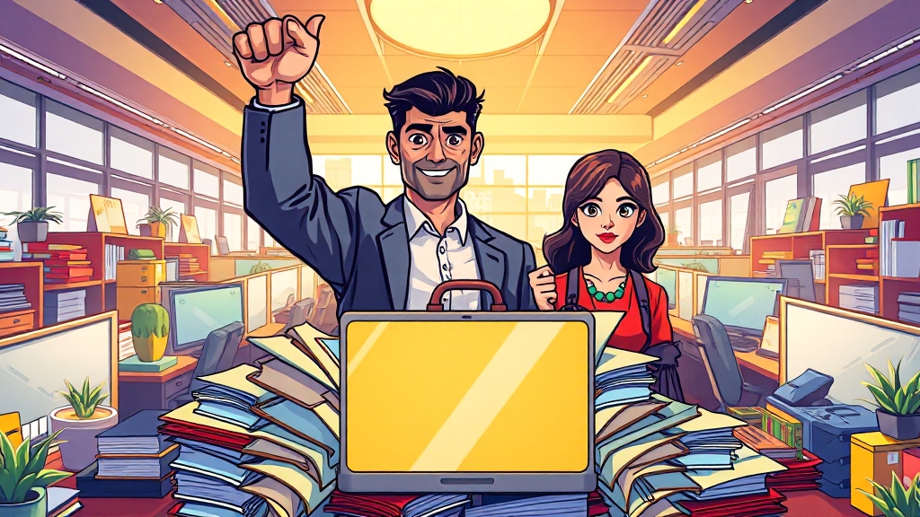 ITQ 자격증 활용도 (cartoon 스타일)