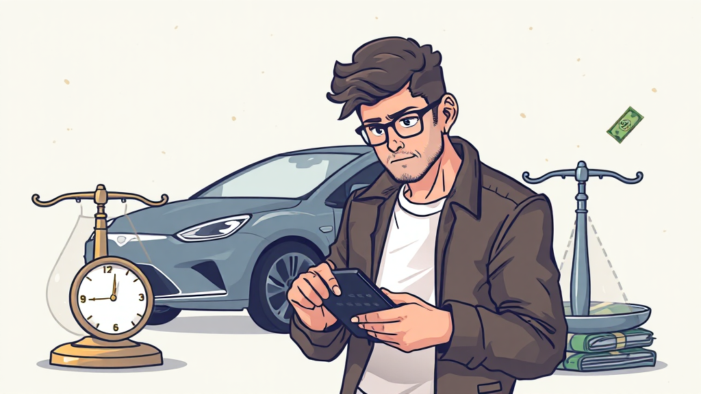 할부 체크리스트: 소비자를 위한 팁 (illustration 스타일)