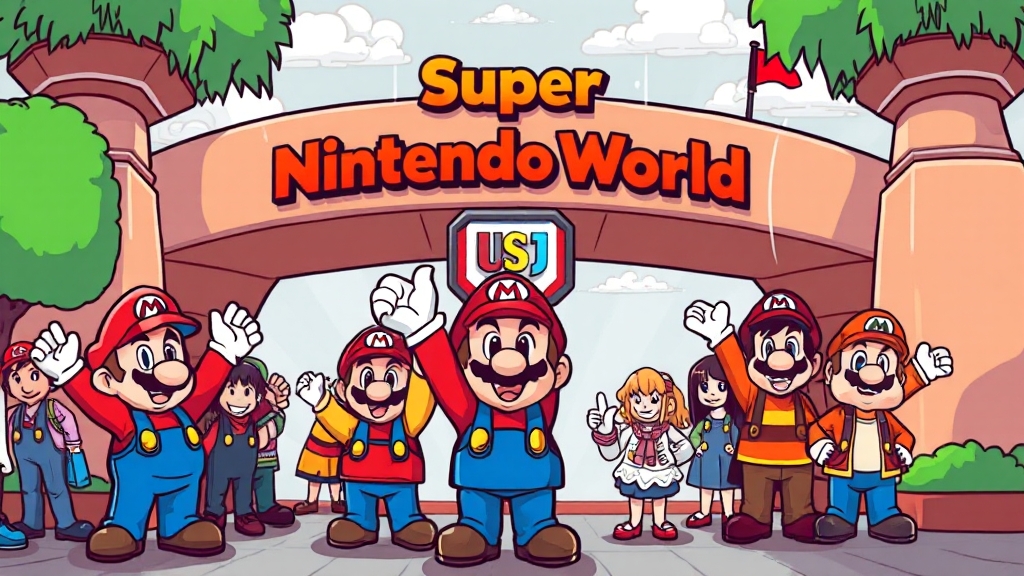 슈퍼 닌텐도 월드 공략 (cartoon 스타일)