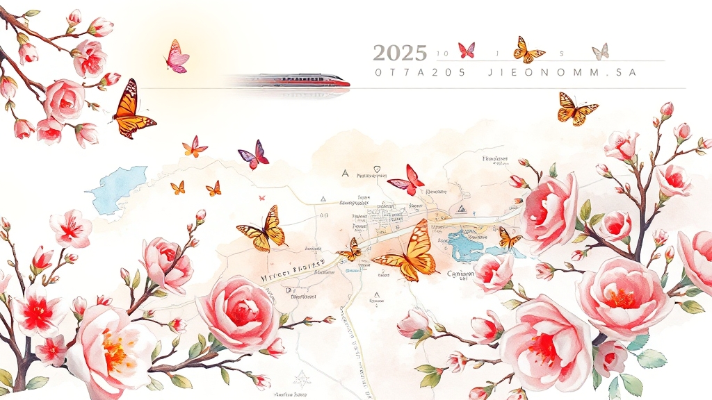 축제 방문 실용 정보 (watercolor 스타일)