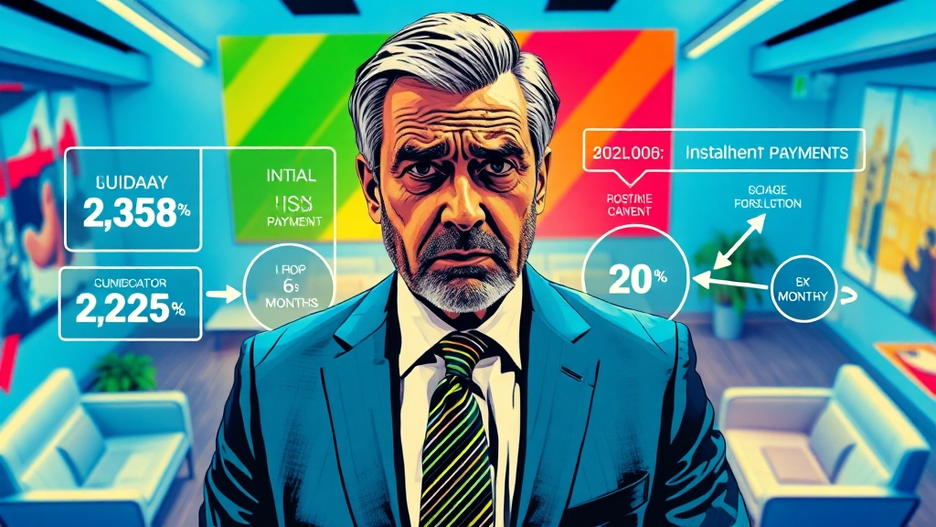 미납 해소 지원, 혼자 고민하지 마세요 (popart 스타일)