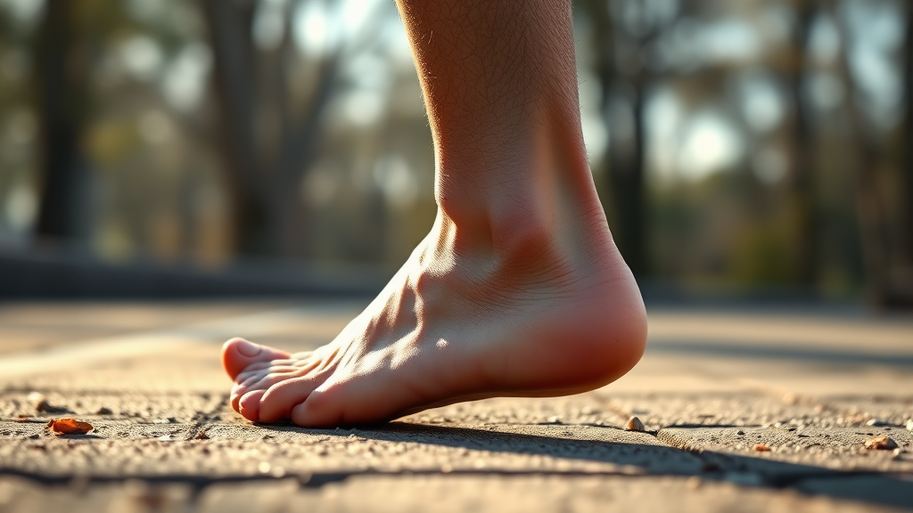 족저근막염, 제대로 알기 (realistic 스타일)