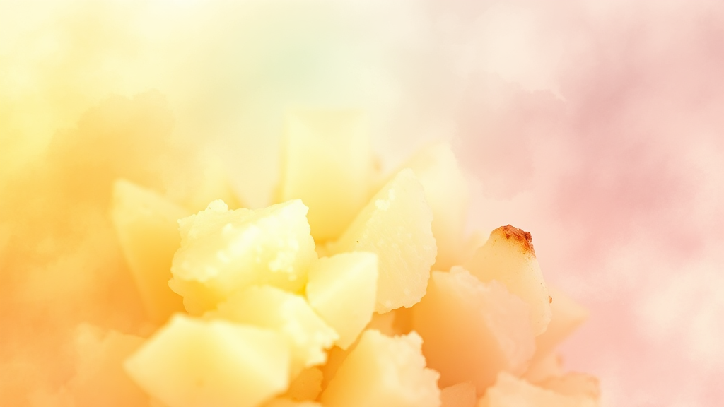 감자의 혈당 영향: 급격한 혈당 스파이크 가능성 (watercolor 스타일)