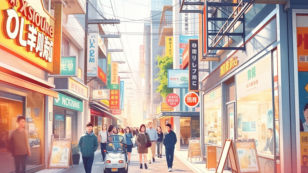 성공적인 창업, 상권 분석이 답! (watercolor 스타일)