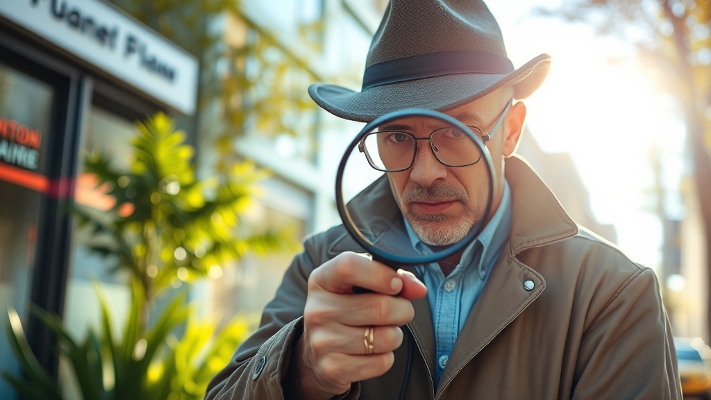 시세 및 주변 환경 조사 (realistic 스타일)