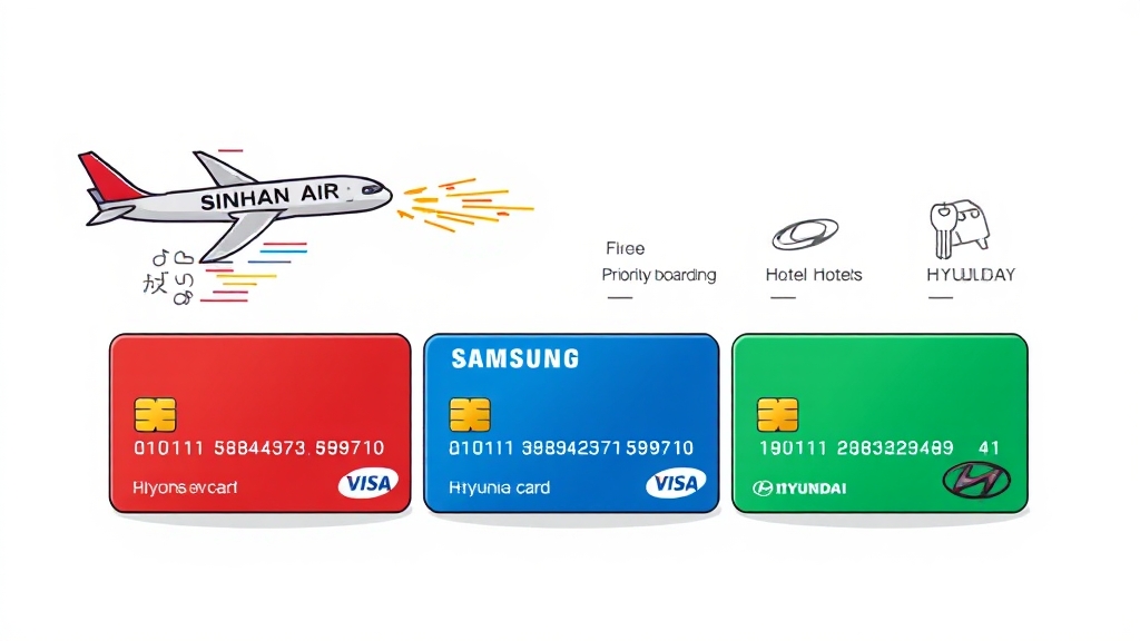 카드사별 혜택 비교 분석 (cartoon 스타일)