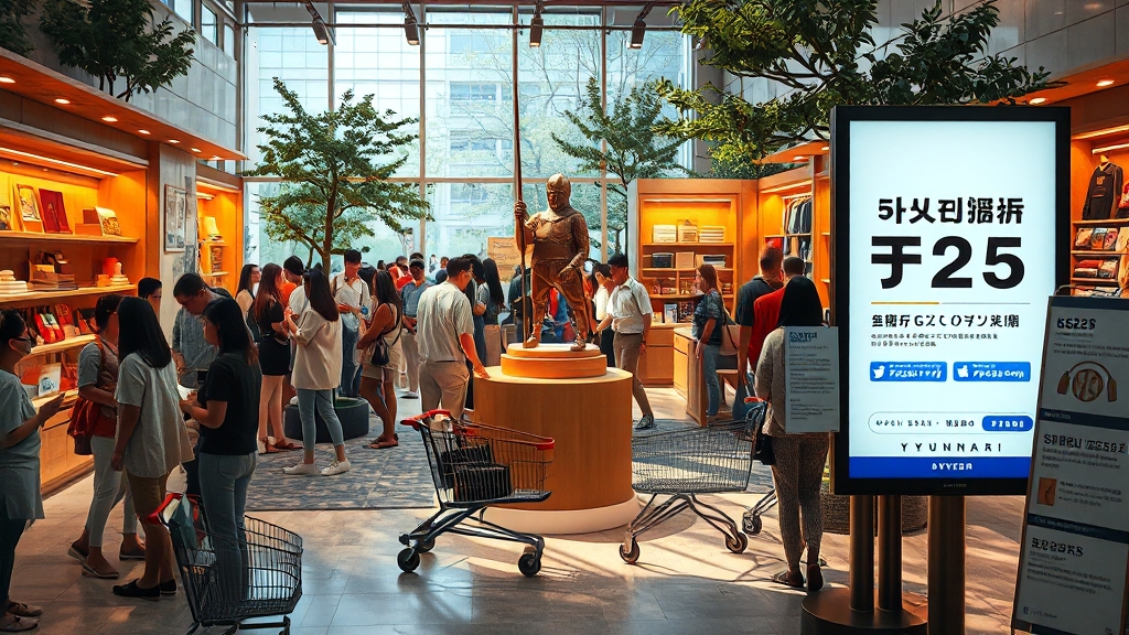 팝업 스토어 일정 및 가이드 (realistic 스타일)