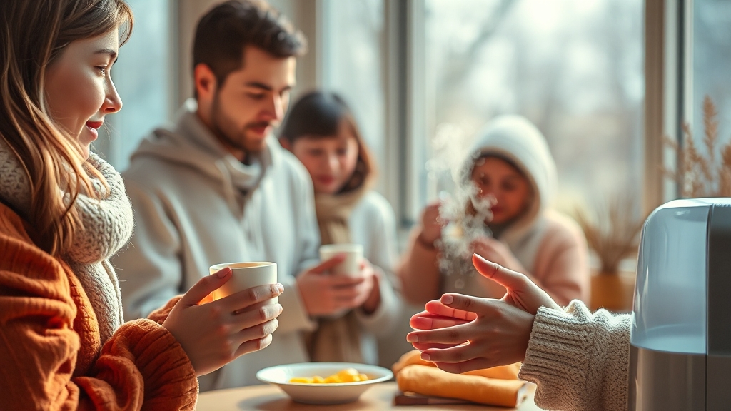 감기 원인과 예방책 (realistic 스타일)