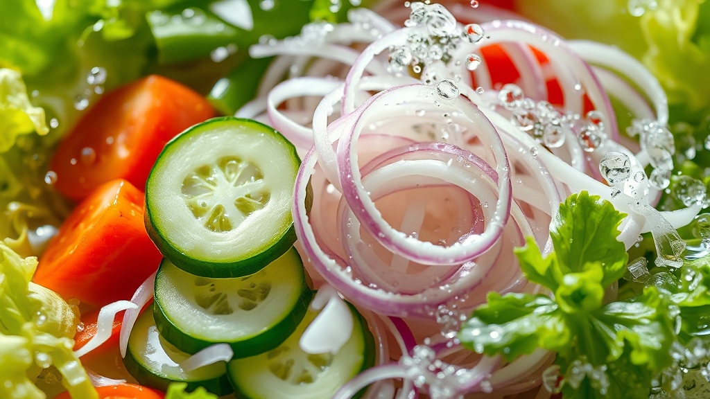 채소 준비 & 썰기 (realistic 스타일)