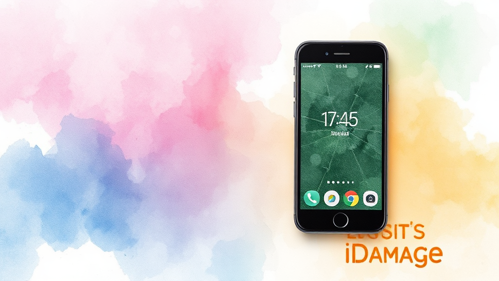 휴대폰 보험, 무엇까지 보상받을 수 있나요? (watercolor 스타일)