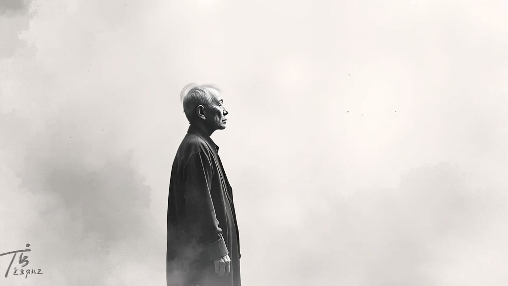 이순재 배우의 건강 상태는? (watercolor 스타일)