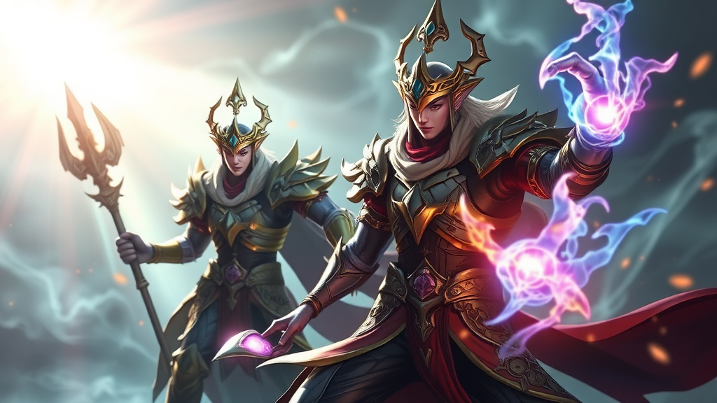 스킬 및 스티그마 설정 (realistic 스타일)