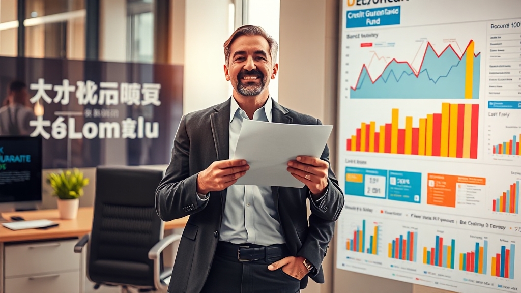 확인서 발급 후 자금 승인 과정 (realistic 스타일)