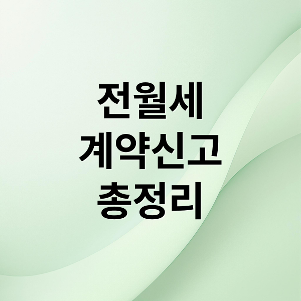 전월세
계약신고
총정리 (주택임대차계약 신고필증 확정일자)