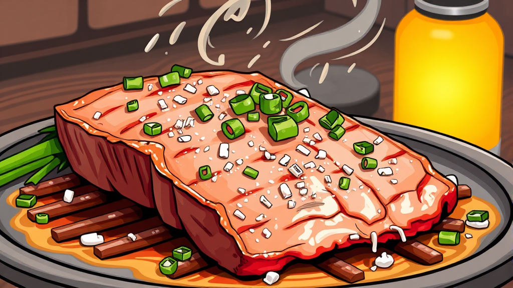 대파소금, 이렇게 활용하세요! (illustration 스타일)