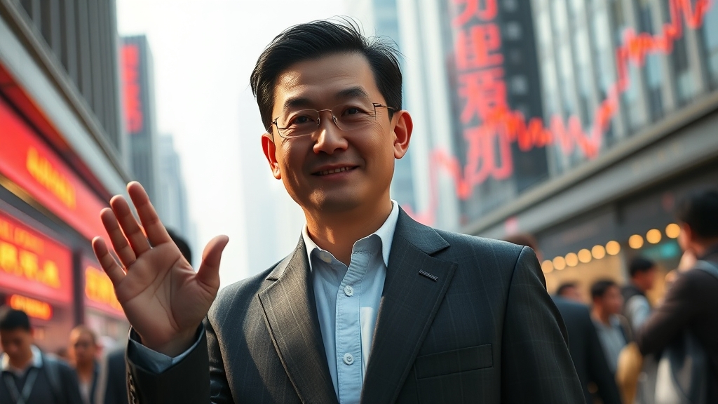 알리바바 주가 상승 요인 (realistic 스타일)