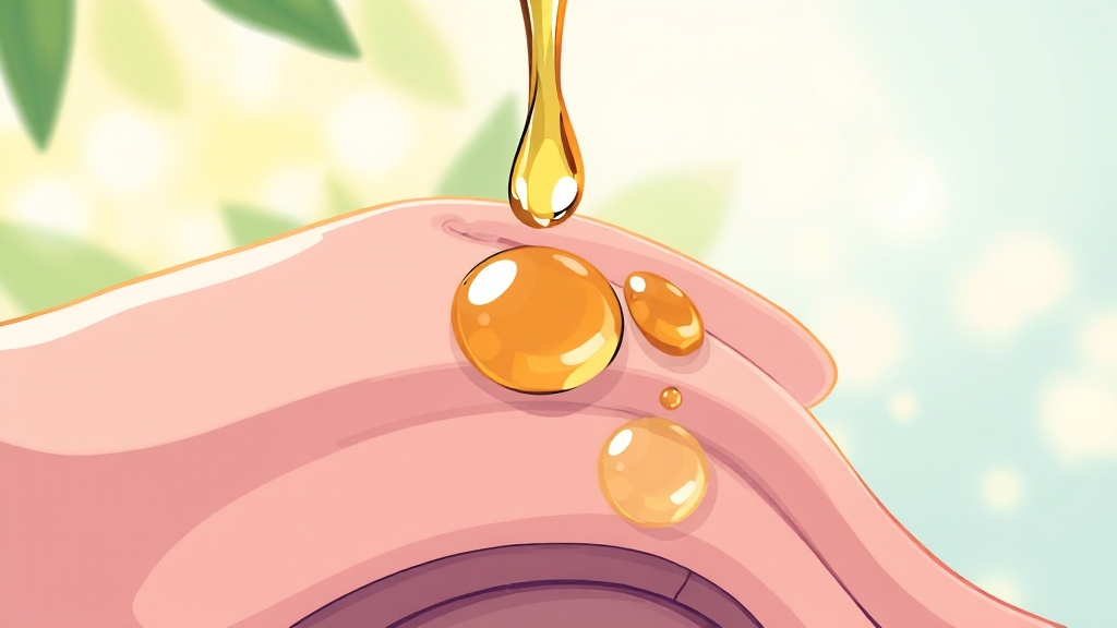 호호바 오일, 촉촉 피부 비밀 (cartoon 스타일)