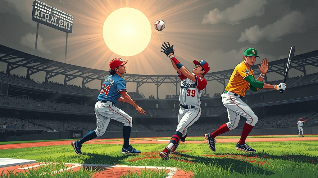 외국인 선수 제도 및 FA 기준 변경 (illustration 스타일)