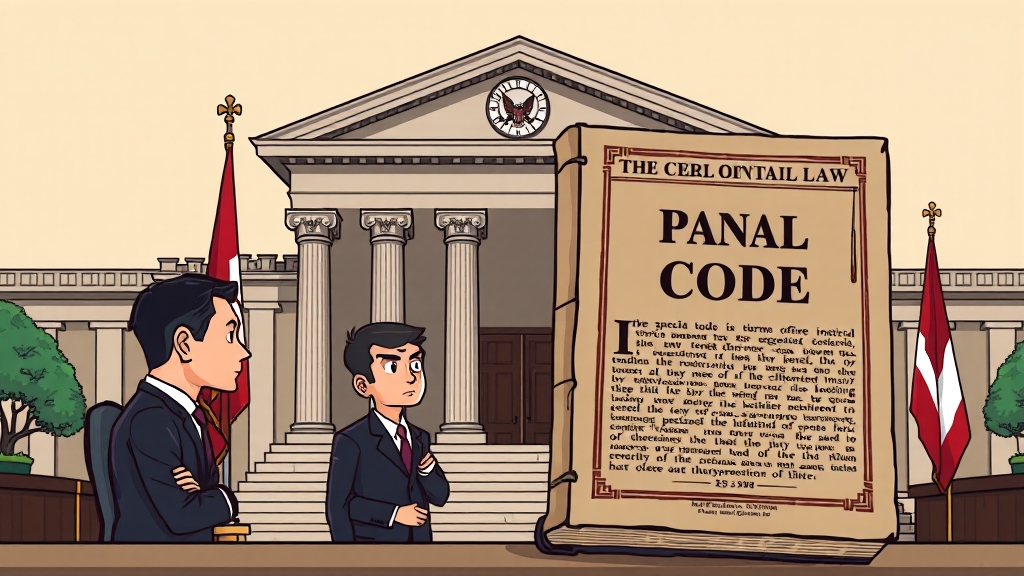 대통령실, 내란재판부 신중론 (cartoon 스타일)